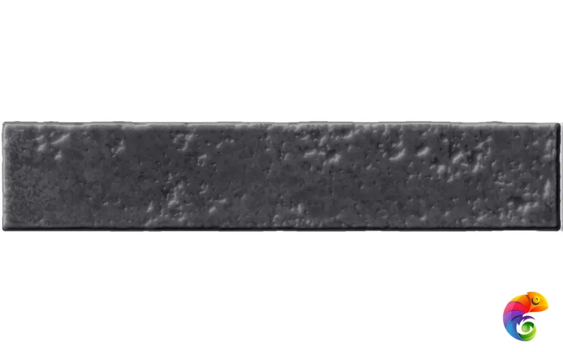 Настенная плитка PUCK Black Brillo 5x50