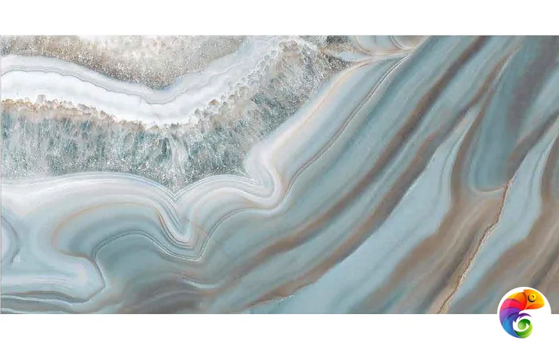 Керамогранит PERSIAN Teal Onyx High Glossy 60x120