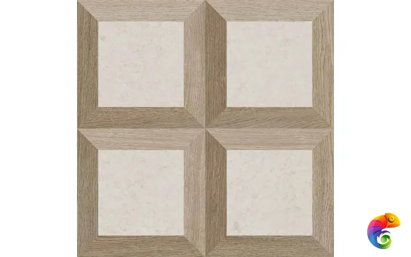 VSTONE FRAME WHITE NAT R  60X60 8,5 мм