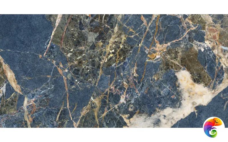 ICARO BLUE MARBLE POL RECT 120X280