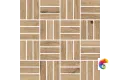 A-WS6O156\J Декор кер. Woodhouse_Cers Темно-бежевый 30*30 _мозаика 1 \10