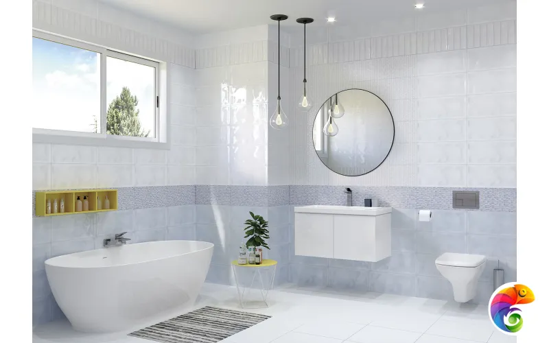 PDG054D Плитка облиц. Pudra_Cers Белый 44*20 кирпич рельеф_ 1 \71,4