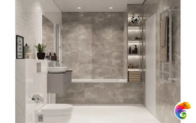 GT124VG Декор кер. Siluet GT Бел. 50*25 _ 1 \7