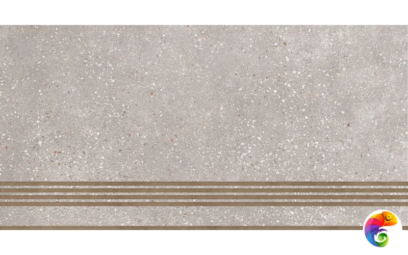 ST183VG Ступень кер. Coral Rock_GT Сер. 30x60 _ 1\6