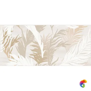 15917 Декор кер. Atria_Cers Беж. 44*20 _листья 1 \7