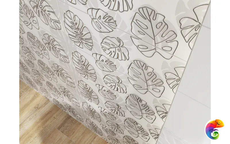 GOU052-53 Плитка облиц. Glory_Cers Бел. 75*25 _ рельеф 1 \53,76