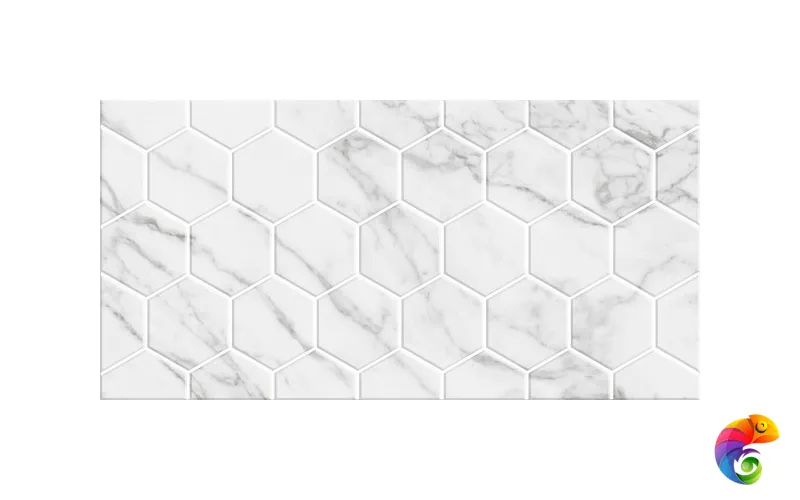 BL-MAR/600/300/Б/Г Плитка облиц. MARBLE BL Бел. 60*30 _гексо_ 1 \58,32