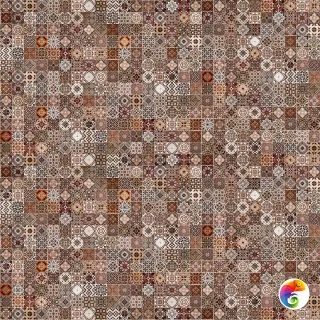 16107 Плитка грес глаз. Hammam_Cers Коричневый 42*42 _ 1 \75,84