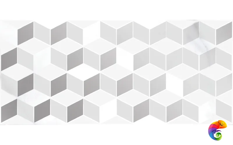 15918 Декор кер. Omnia_Cers Белый 44*20 _геометрия 1 \7