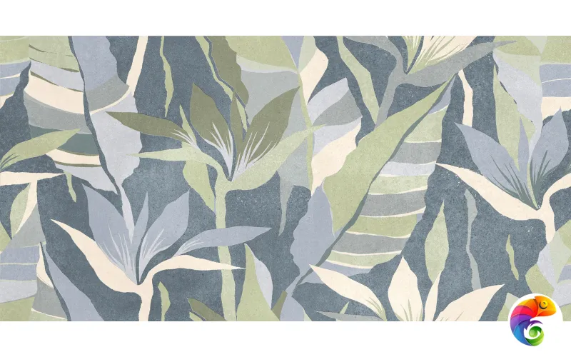 GT244VG Настенная плита Dominica_GT Син. 30x60 тропики_ 1\58,32