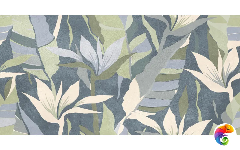 GT244VG Настенная плита Dominica_GT Син. 30x60 тропики_ 1\58,32