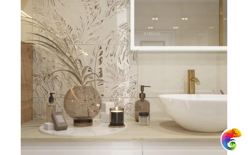 A-WS6O116\J Декор кер. Woodhouse_Cers Коричневый 30*30 _мозаика 1 \10