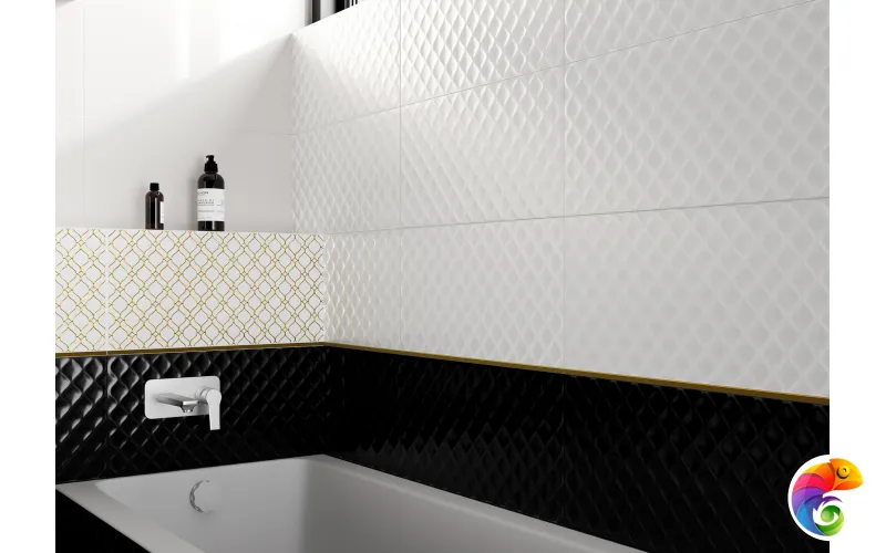 DEL052D-60 Плитка облиц. Deco_Cers Белый 59,8*29,8 _рельеф 1 \60