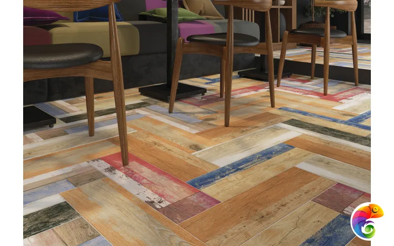 16730 Плитка грес глаз. Colorwood_Cers Многоцветный 59,8*18,5 _ 1 \77,824
