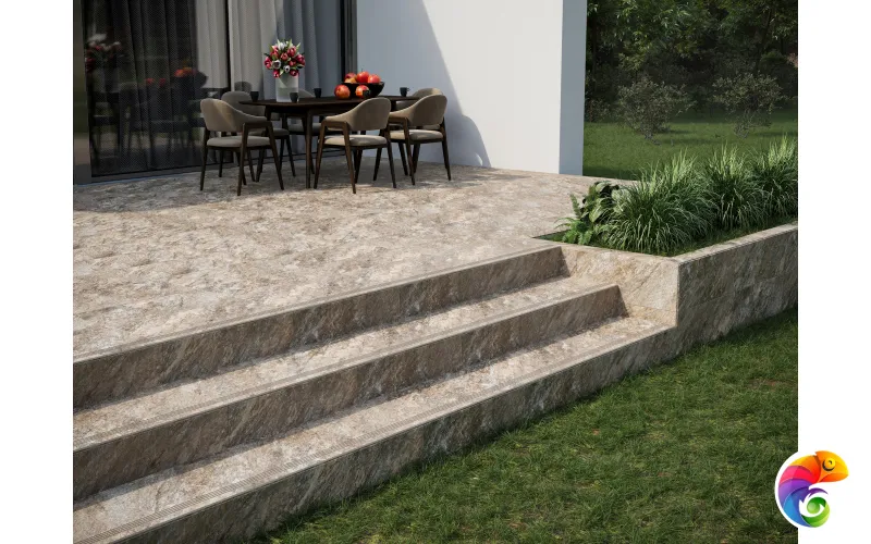 ST216VG Ступень кер. Thor_GT Беж. 30x60 _ 1\6