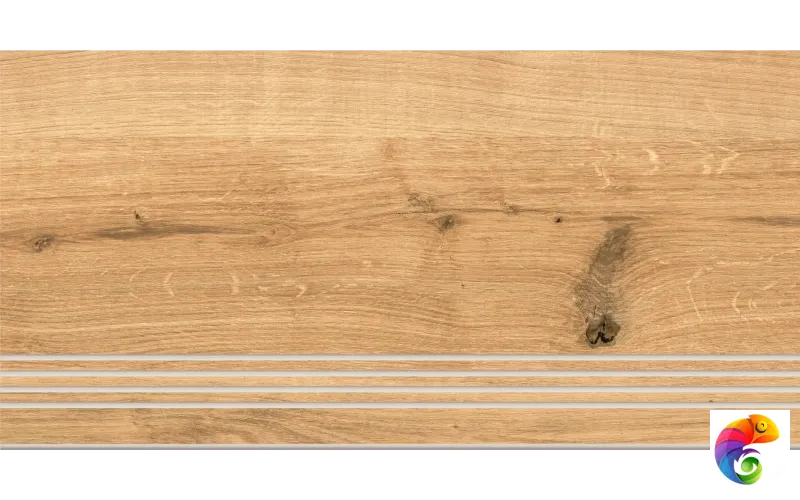 A-WS4O116\J Плитка грес ступень Woodhouse_Cers Коричневый 59,8*29,7 _ 1 \6