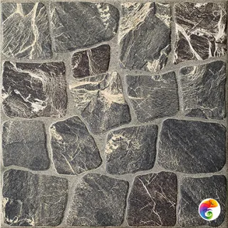 16429 Плитка грес глаз. Vilio Темно-серый 29,8*29,8 _рельеф 1 \51,12