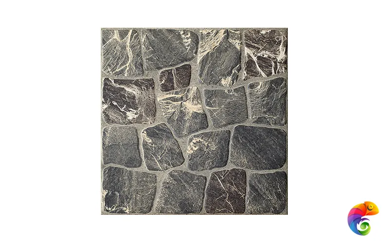 16429 Плитка грес глаз. Vilio Темно-серый 29,8*29,8 _рельеф 1 \51,12