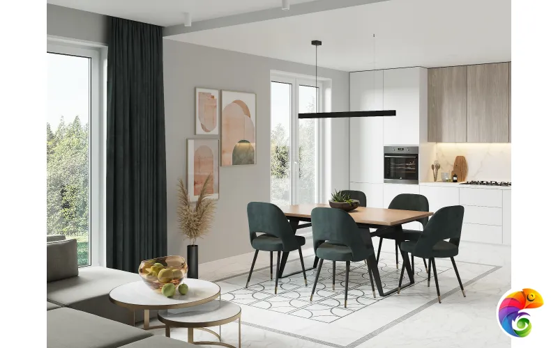 7346-0003-1001 Декор кер. Каррара Нова_LB Бел. 45*45 _декор 1_ 1 \4