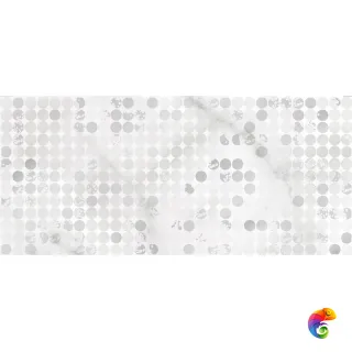 16566 Декор кер. Glitter_Cers Белый 44*20 _ 1 \7