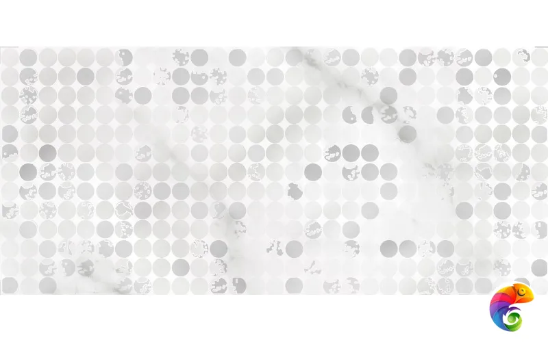 16566 Декор кер. Glitter_Cers Белый 44*20 _ 1 \7