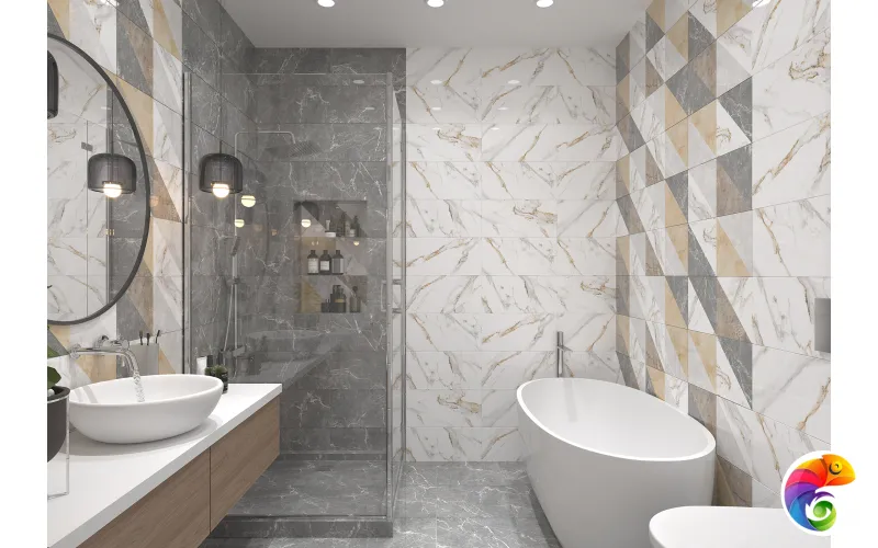 GT98VG Плитка облиц. Capella GT Бел. 50*25 геометрия_ 1 \74,25