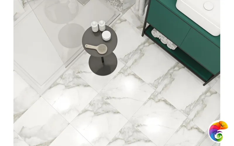 16186 Плитка грес глаз. Siena_Cers Белый 42*42 _ 1 \75,84