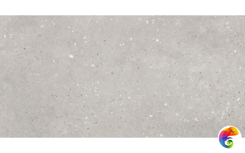16545 Плитка грес глаз. Concretehouse_Cers Светло-серый 59,8*29,7 _терраццо рельеф 1 \56,832