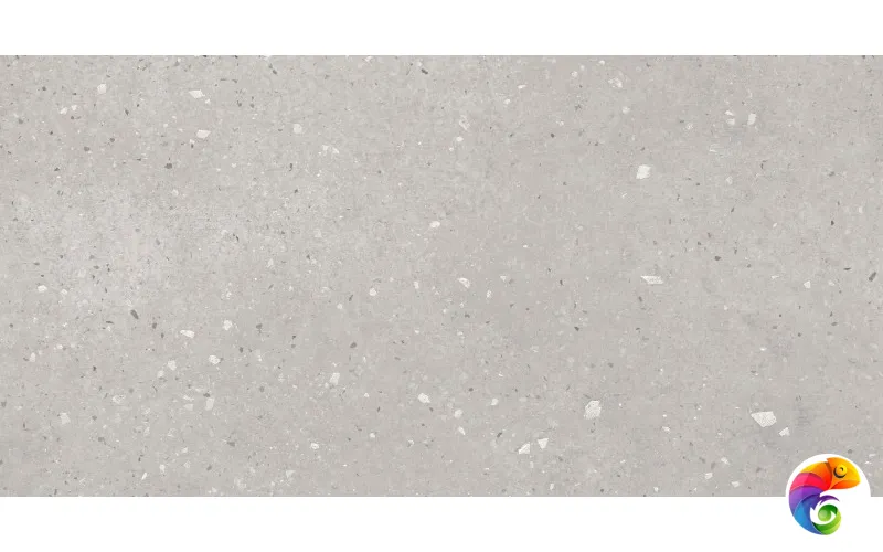 16545 Плитка грес глаз. Concretehouse_Cers Светло-серый 59,8*29,7 _терраццо рельеф 1 \56,832