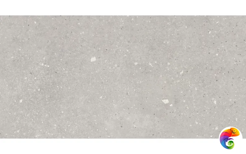 16545 Плитка грес глаз. Concretehouse_Cers Светло-серый 59,8*29,7 _терраццо рельеф 1 \56,832