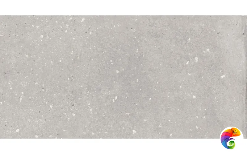 16545 Плитка грес глаз. Concretehouse_Cers Светло-серый 59,8*29,7 _терраццо рельеф 1 \56,832
