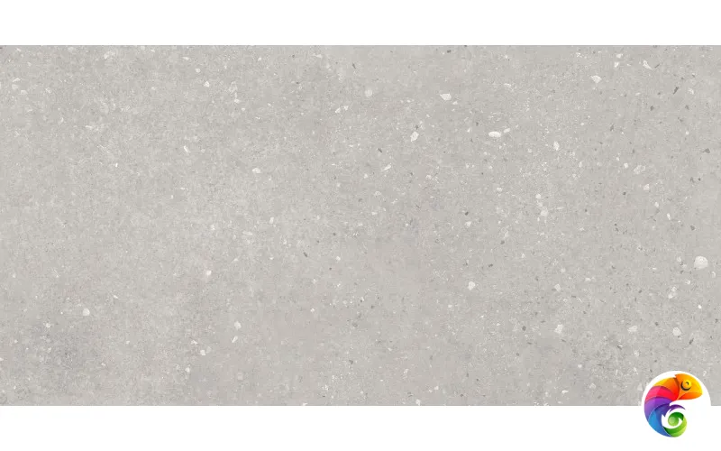 16545 Плитка грес глаз. Concretehouse_Cers Светло-серый 59,8*29,7 _терраццо рельеф 1 \56,832