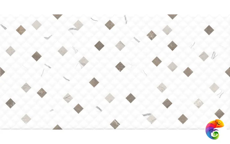 GT125VG Плитка облиц. Siluet GT Бел. 50*25 _мозаика 1 \74,25