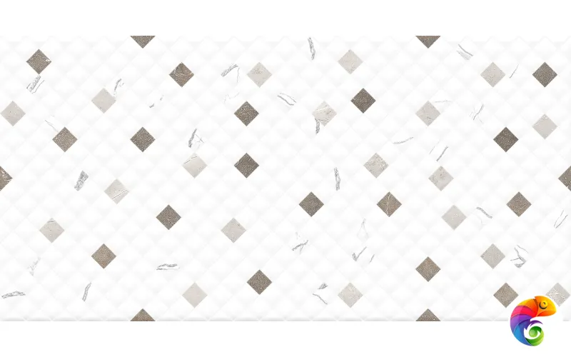 GT125VG Плитка облиц. Siluet GT Бел. 50*25 _мозаика 1 \74,25