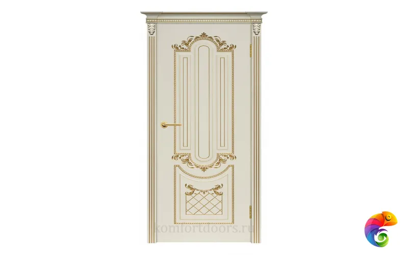 Карина 4 эмаль RAL9001+патина золото ДГ