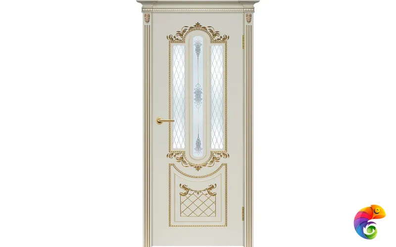 Карина 4 эмаль RAL9001 + патина золото ДО