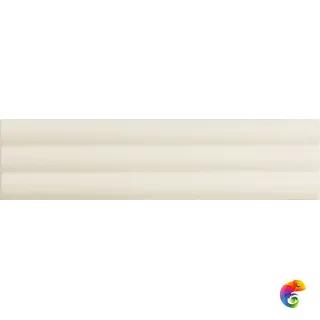 130857 Match Curved Chalk Matt 6.25x25