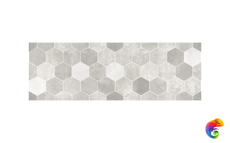 1064-0294 Гексацемент Декор Серый 20х60