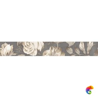 1506-0100 Фиори Гриджио Бордюр Цветы  9х60