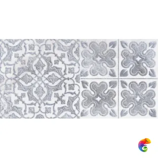 1641-0094 Кампанилья Серый Декор 2 20х40