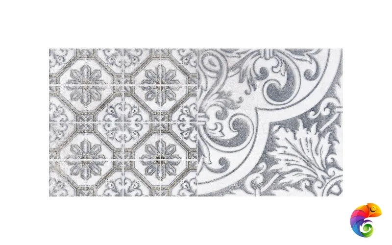 1641-0095 Кампанилья Серый Декор 3 20х40