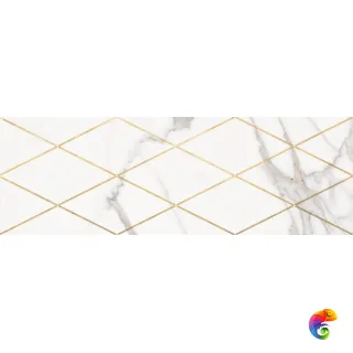 1664-0141 Миланезе декор римский Каррара 20х60