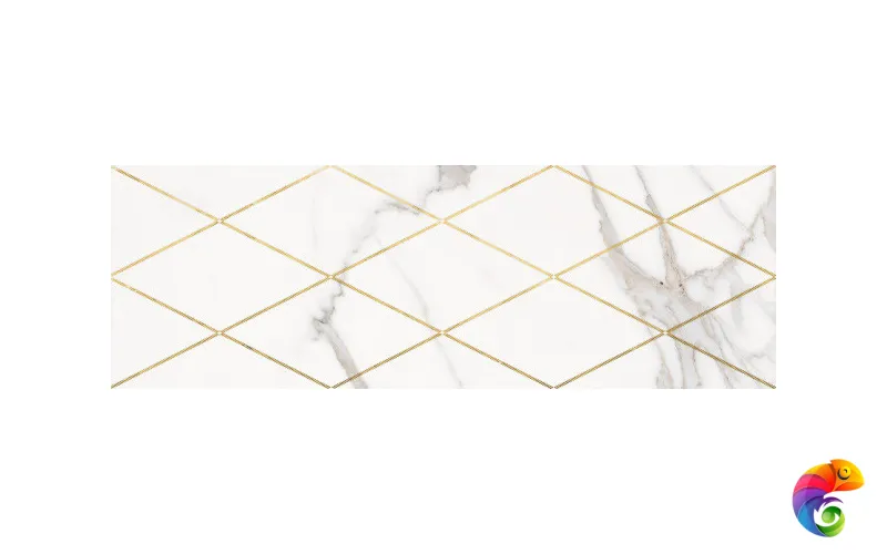 1664-0141 Миланезе декор римский Каррара 20х60