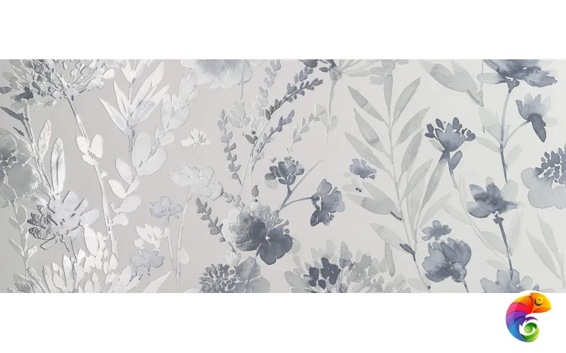 fQDC Milano Mood Flower Blu 50x120 RT