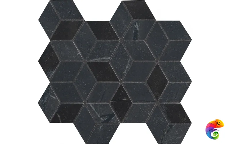 Newluxe Black Tessere Rombi 26х28