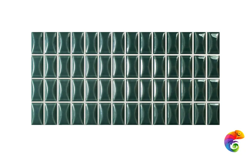 3DB Bevel Emerald Gloss 12,5x25