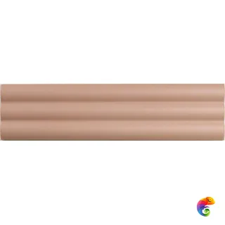 130862 Match Curved Tan Matt 6.25x25