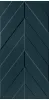 4D Chevron Deep Blue Matt Rett 40х80