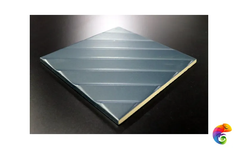 4D Diagonal Deep Blue  20х20