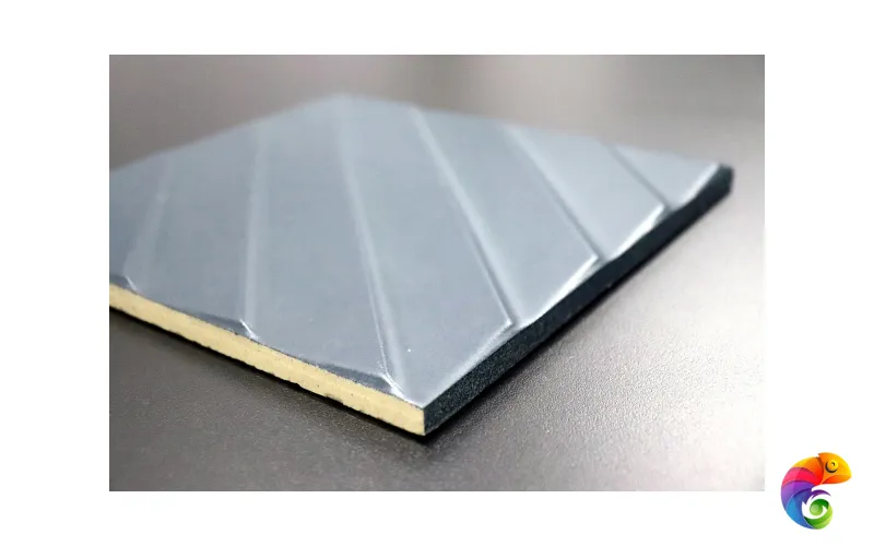 4D Diagonal Deep Blue  20х20